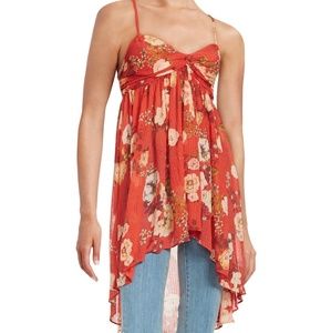 Free People Mirage Strapless Flowy Top XS